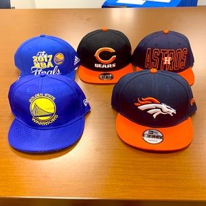 Assorted hats NBA/NFL/MLB Team SnapBacks